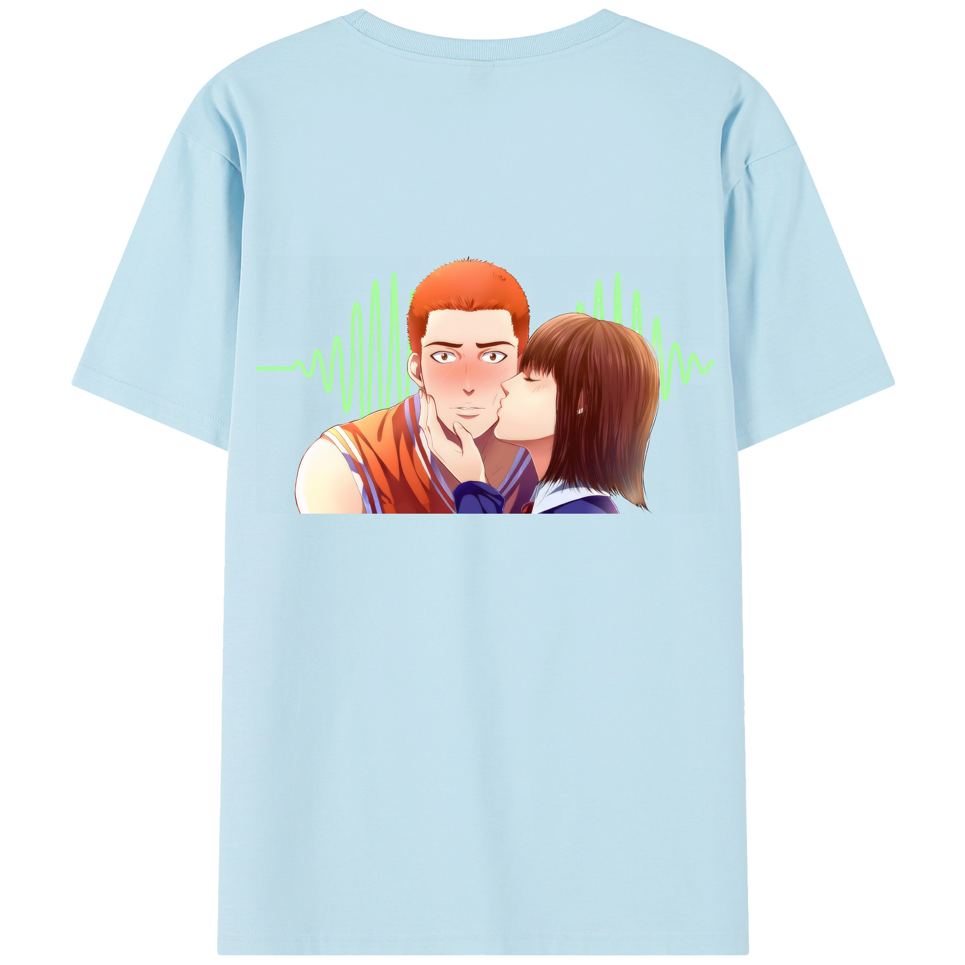 SLAM DUNK／スラムダンク 綿100％半袖Tシャツ（背面プリント）
